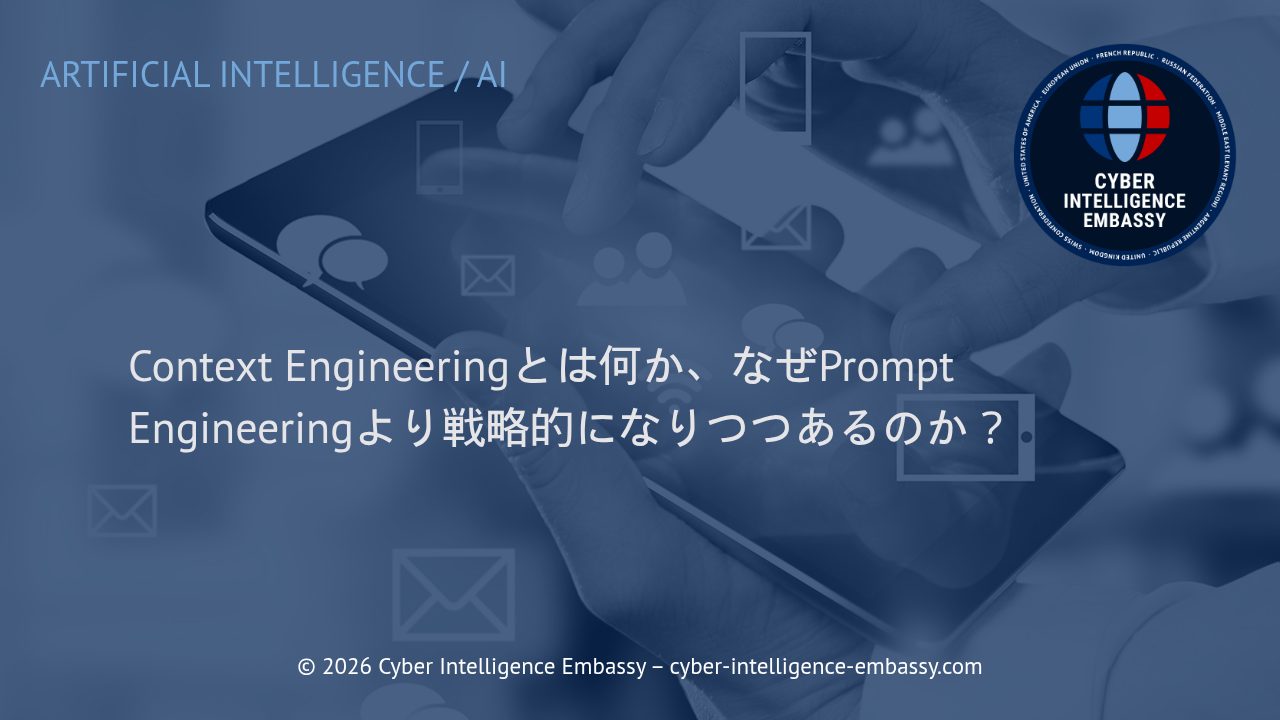 Context Engineeringとは何か、なぜPrompt Engineeringより戦略的になりつつあるのか？