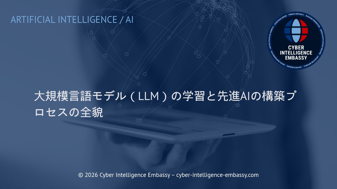 大規模言語モデル（LLM）の学習と先進AIの構築プロセスの全貌