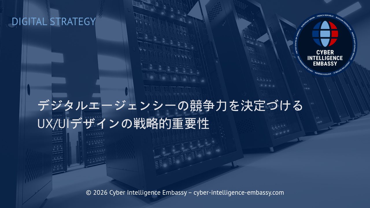 デジタルエージェンシーの競争力を決定づけるUX/UIデザインの戦略的重要性