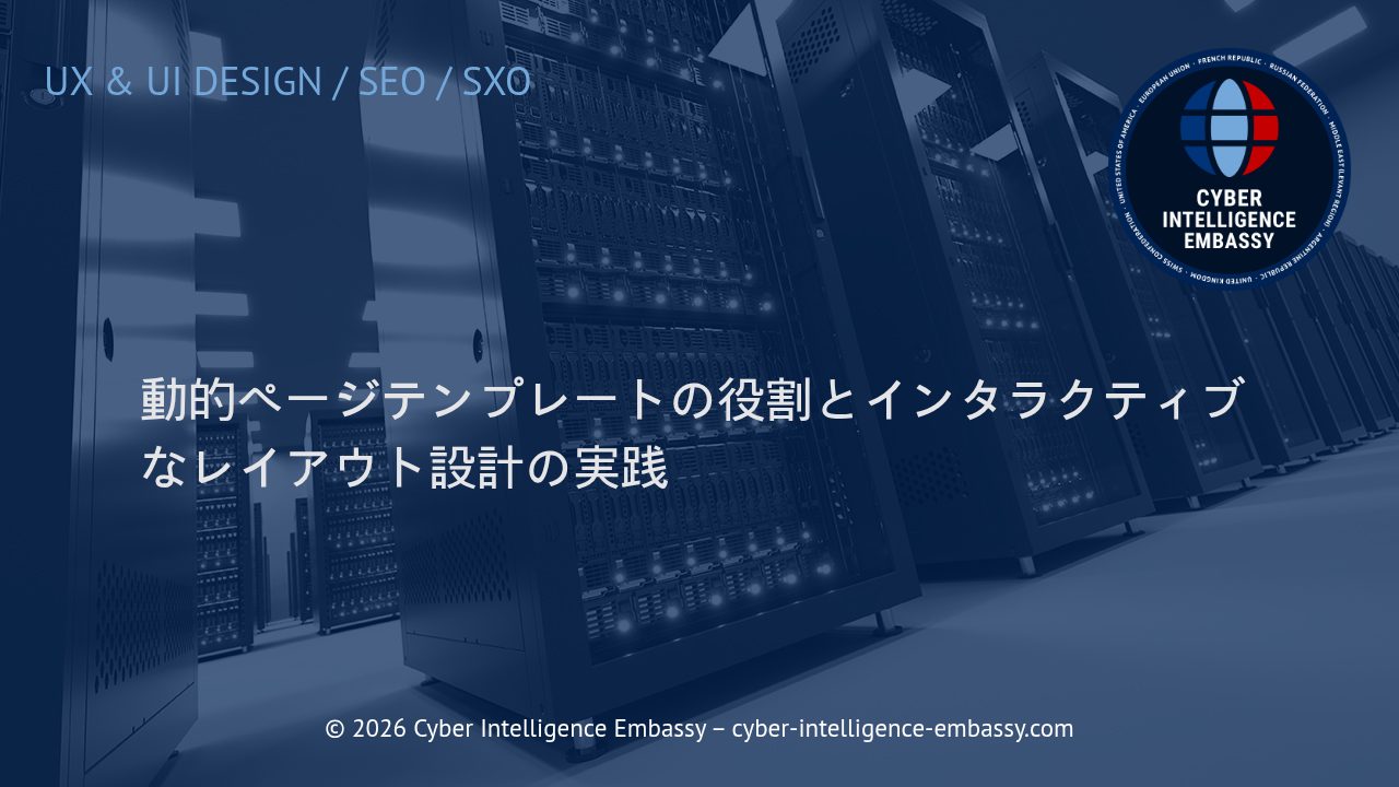 動的ページテンプレートの役割とインタラクティブなレイアウト設計の実践