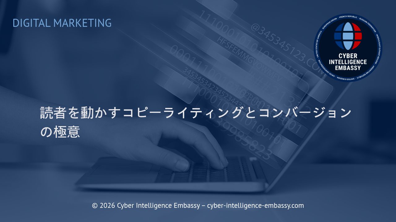 読者を動かすコピーライティングとコンバージョンの極意