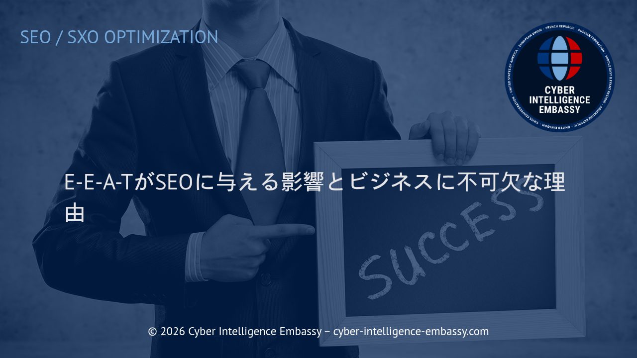 E-E-A-TがSEOに与える影響とビジネスに不可欠な理由