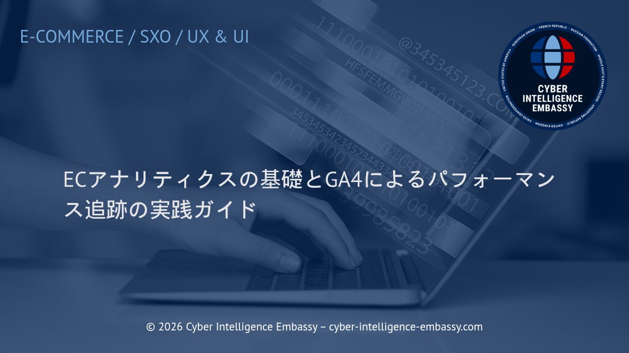 ECアナリティクスの基礎とGA4によるパフォーマンス追跡の実践ガイド