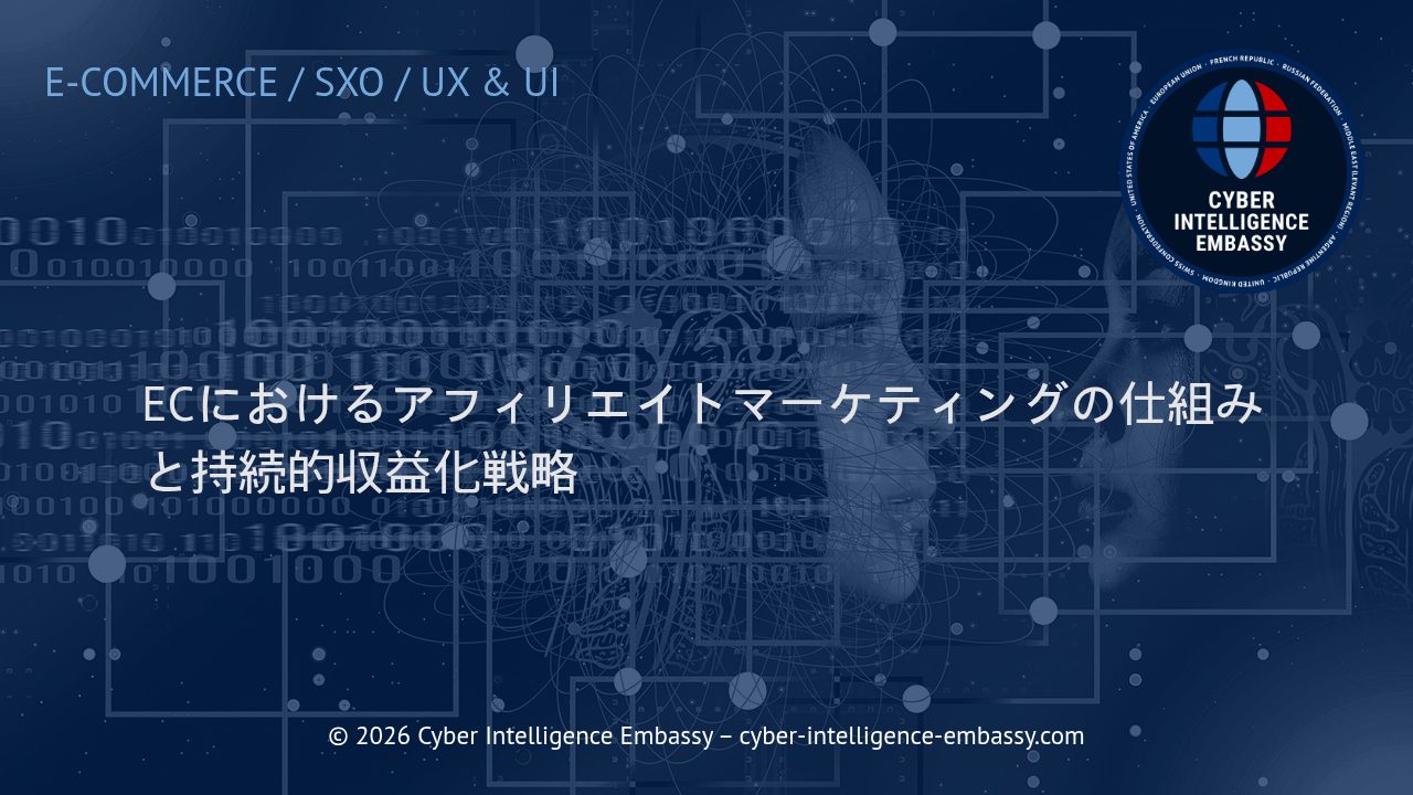 ECにおけるアフィリエイトマーケティングの仕組みと持続的収益化戦略