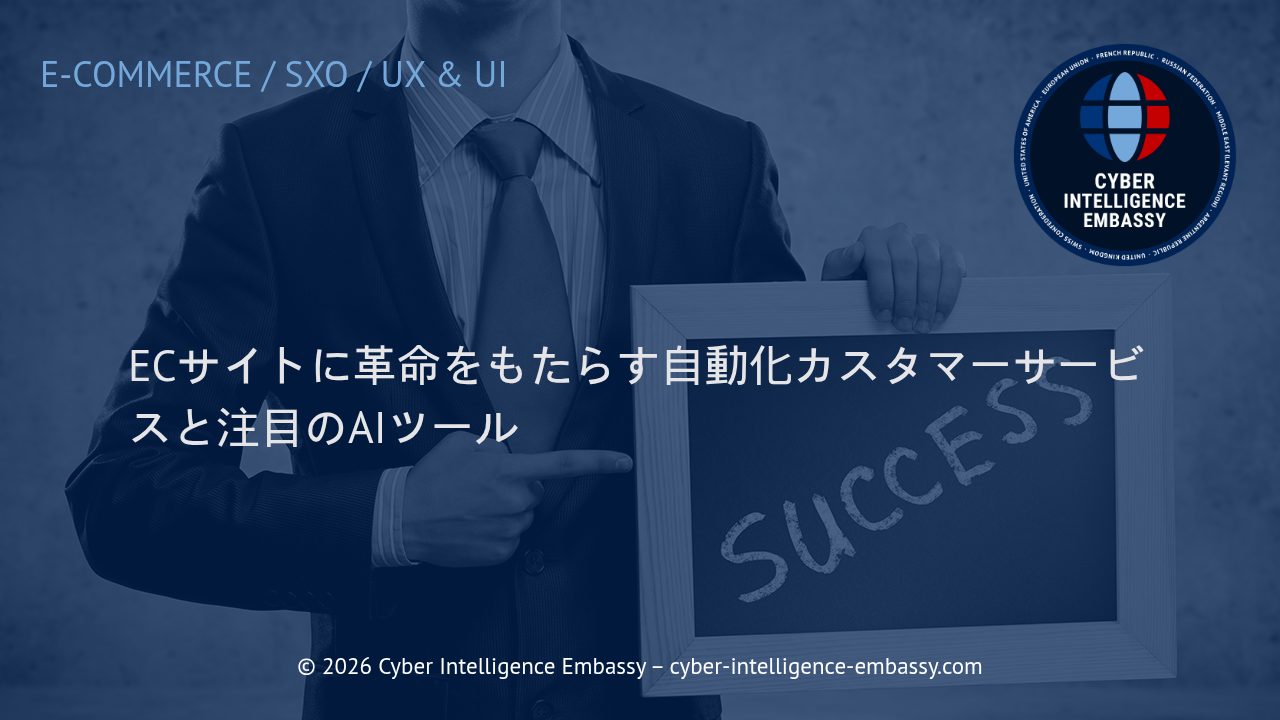 ECサイトに革命をもたらす自動化カスタマーサービスと注目のAIツール