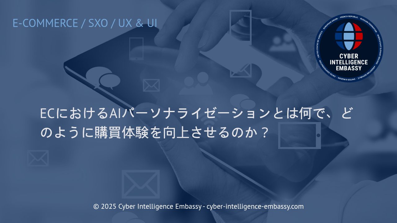 AIパーソナライゼーションがもたらすECビジネス革新と購買体験の最適化