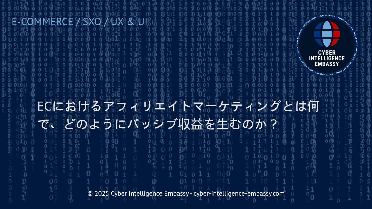 ECにおけるアフィリエイトマーケティングの仕組みと持続的収益化戦略