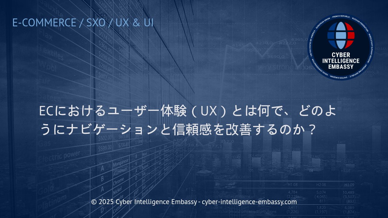 ECサイトで顧客信頼を築くユーザー体験（UX）とナビゲーション最適化の実践