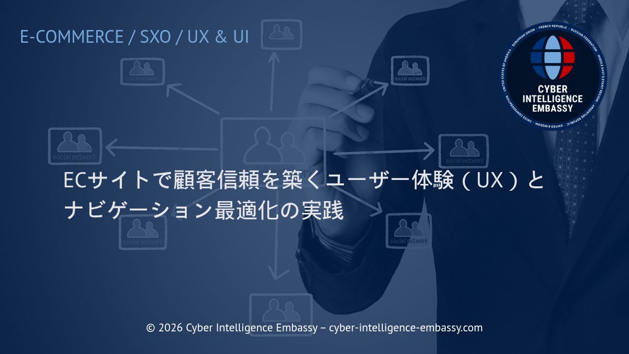 ECサイトで顧客信頼を築くユーザー体験（UX）とナビゲーション最適化の実践