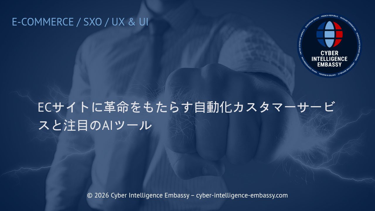 ECサイトに革命をもたらす自動化カスタマーサービスと注目のAIツール