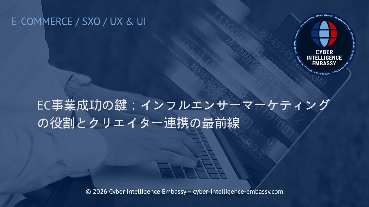 EC事業成功の鍵：インフルエンサーマーケティングの役割とクリエイター連携の最前線