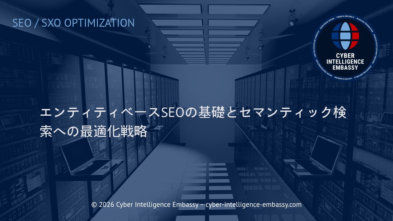 エンティティベースSEOの基礎とセマンティック検索への最適化戦略