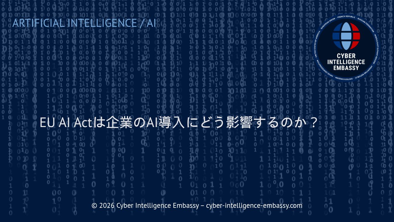 EU AI Actは企業のAI導入にどう影響するのか？