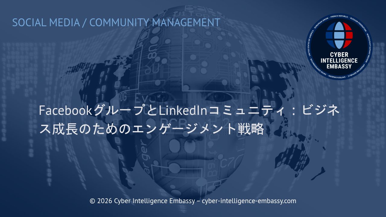 FacebookグループとLinkedInコミュニティ：ビジネス成長のためのエンゲージメント戦略