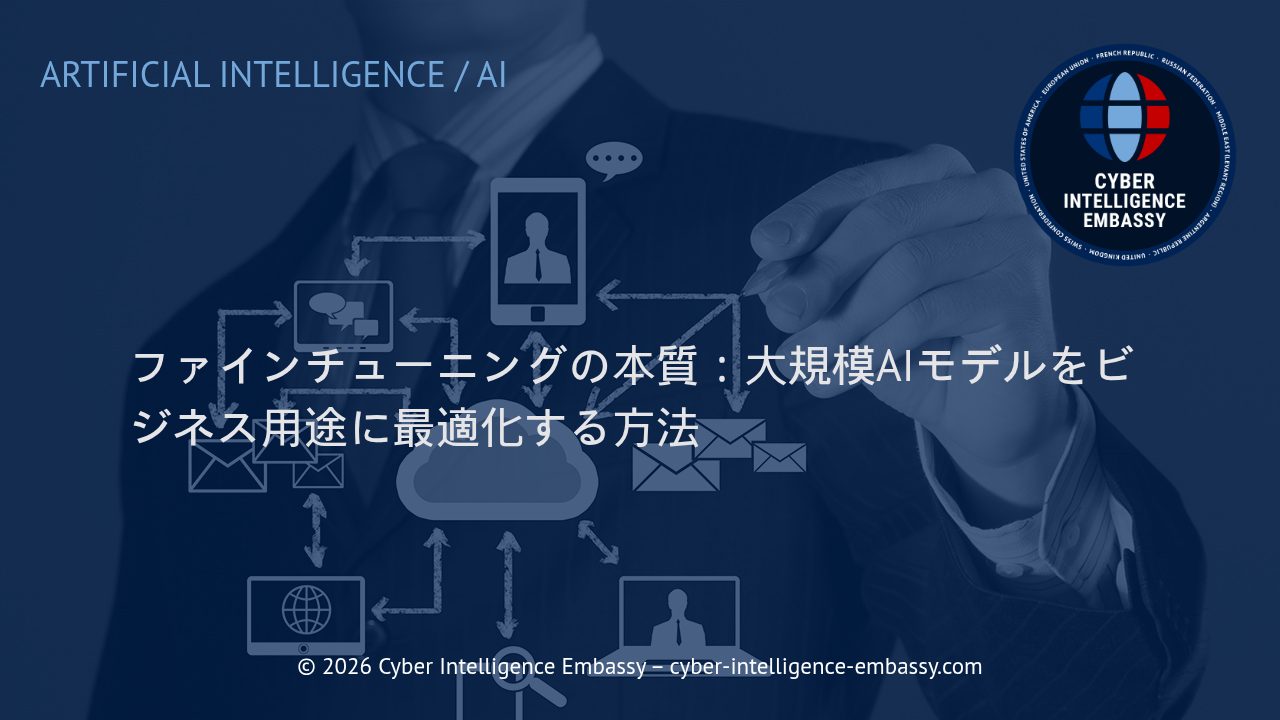 ファインチューニングの本質：大規模AIモデルをビジネス用途に最適化する方法