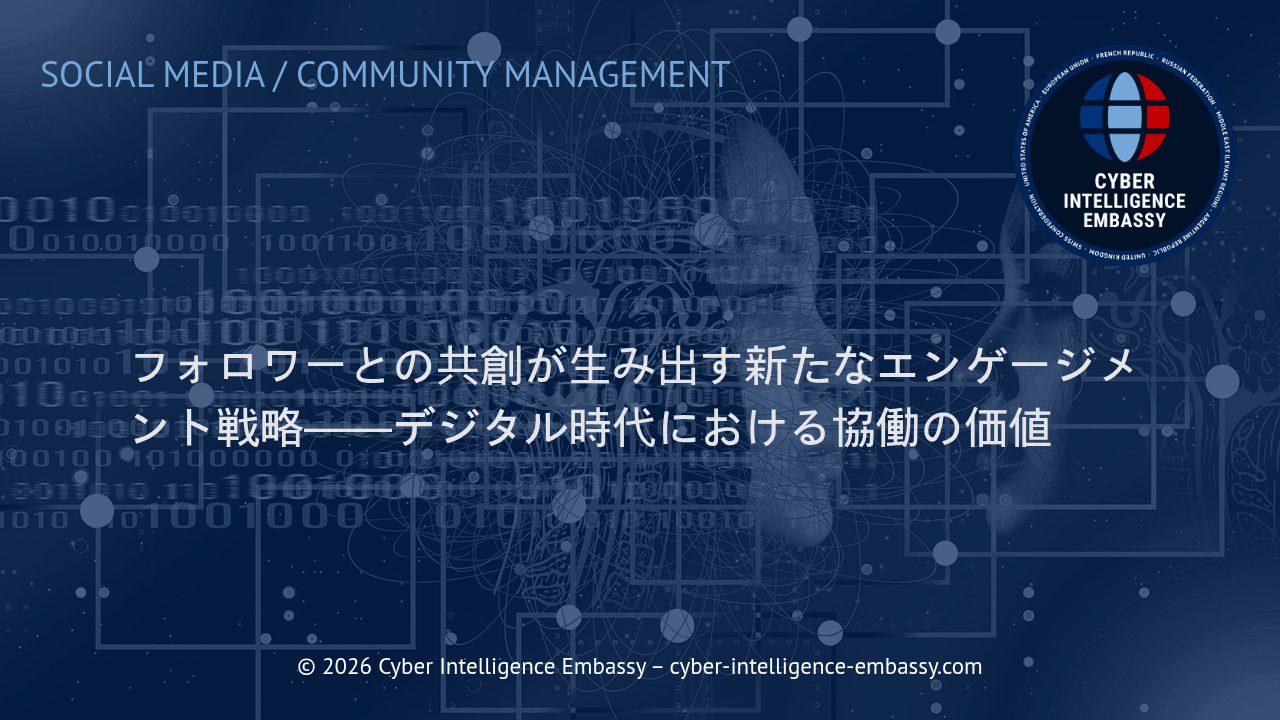 フォロワーとの共創が生み出す新たなエンゲージメント戦略――デジタル時代における協働の価値