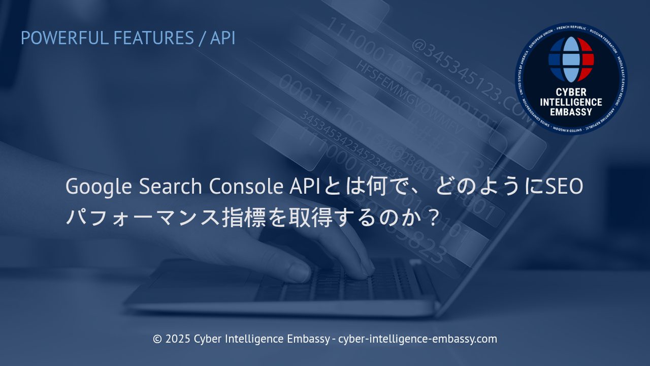 Google Search Console APIの活用によるSEOパフォーマンス指標取得の最前線