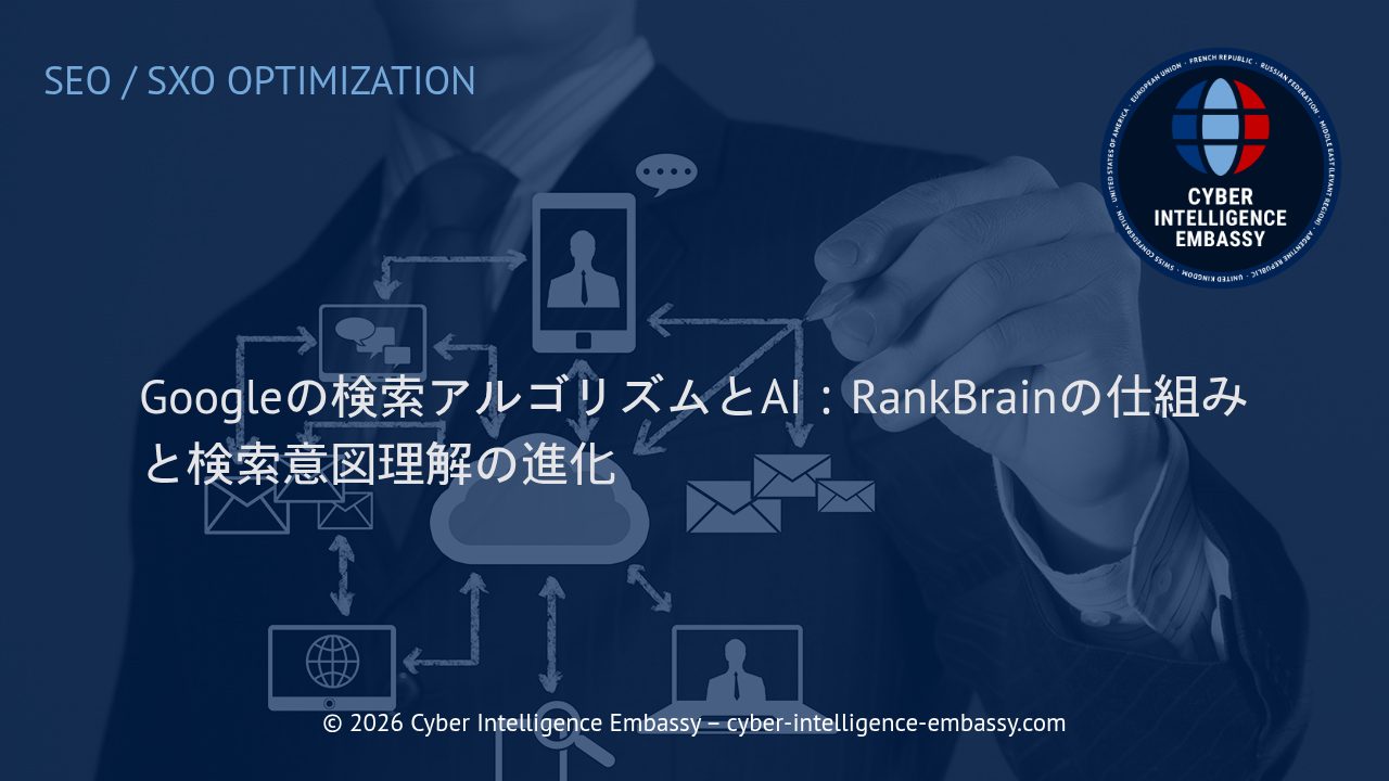 Googleの検索アルゴリズムとAI：RankBrainの仕組みと検索意図理解の進化