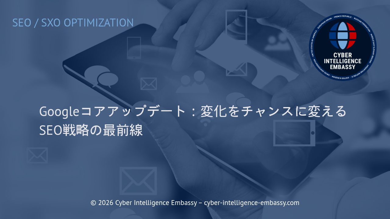 Googleコアアップデート：変化をチャンスに変えるSEO戦略の最前線