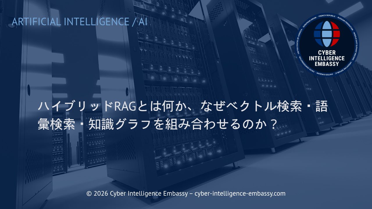 ハイブリッドRAGとは何か、なぜベクトル検索・語彙検索・知識グラフを組み合わせるのか？
