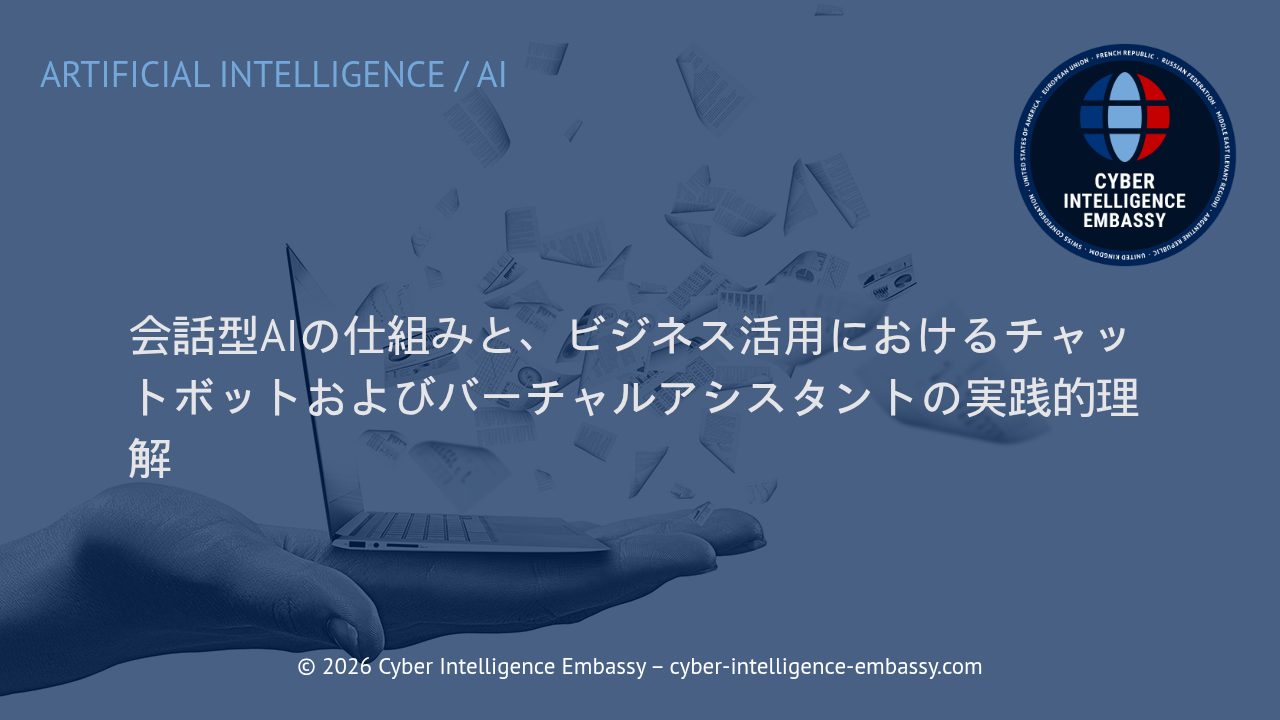 会話型AIの仕組みと、ビジネス活用におけるチャットボットおよびバーチャルアシスタントの実践的理解