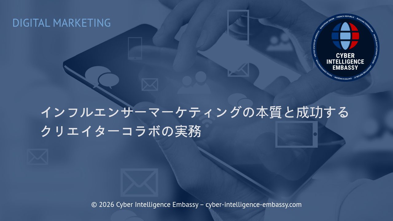 インフルエンサーマーケティングの本質と成功するクリエイターコラボの実務