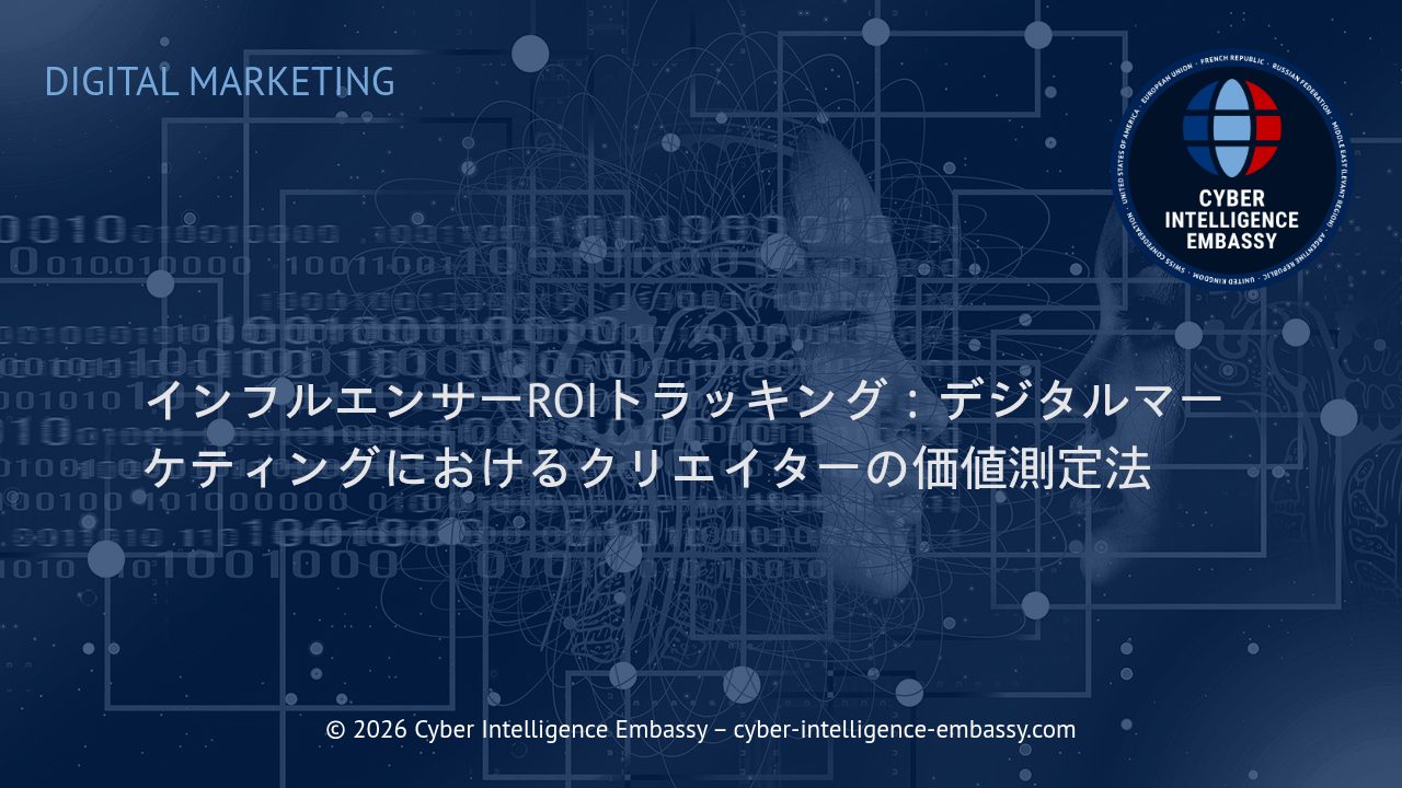 インフルエンサーROIトラッキング：デジタルマーケティングにおけるクリエイターの価値測定法