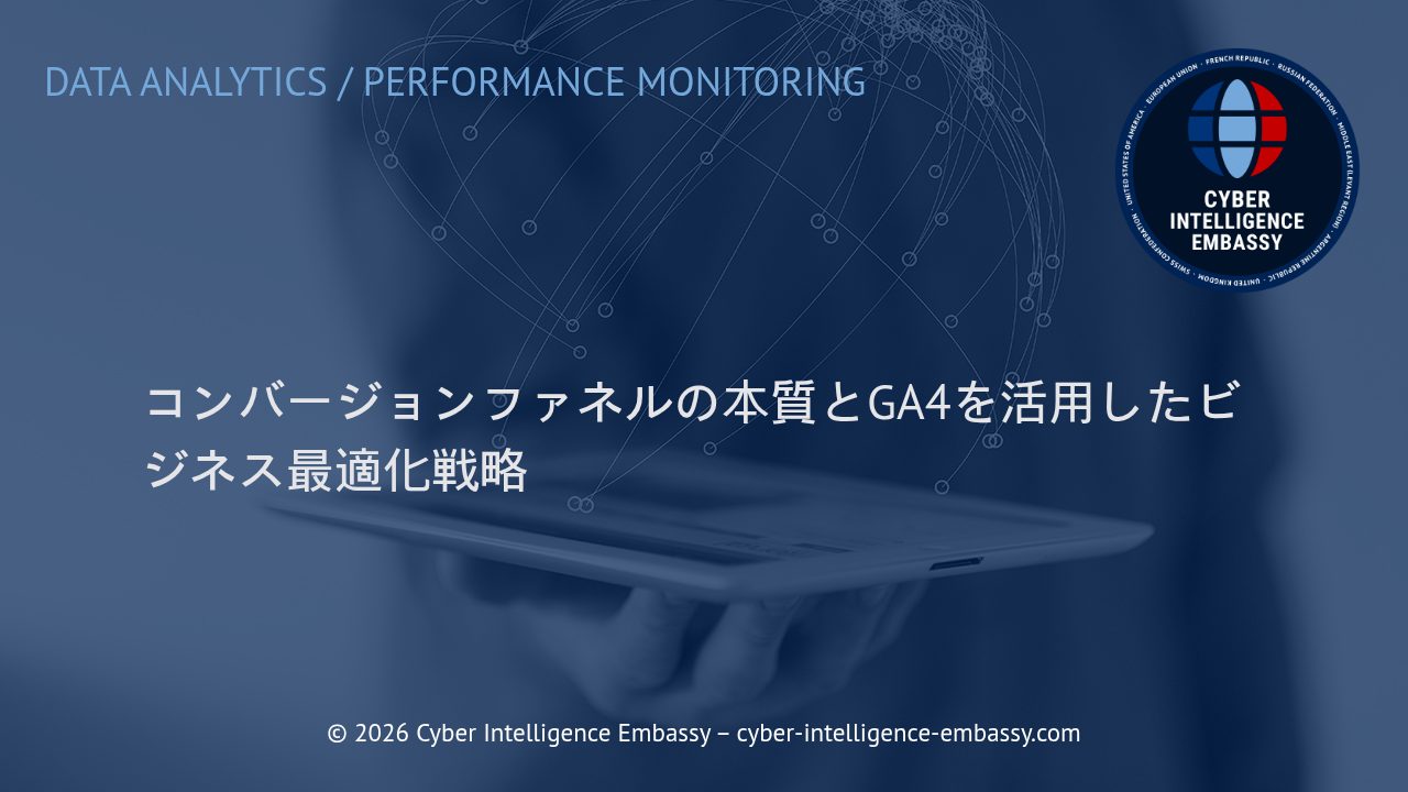 コンバージョンファネルの本質とGA4を活用したビジネス最適化戦略