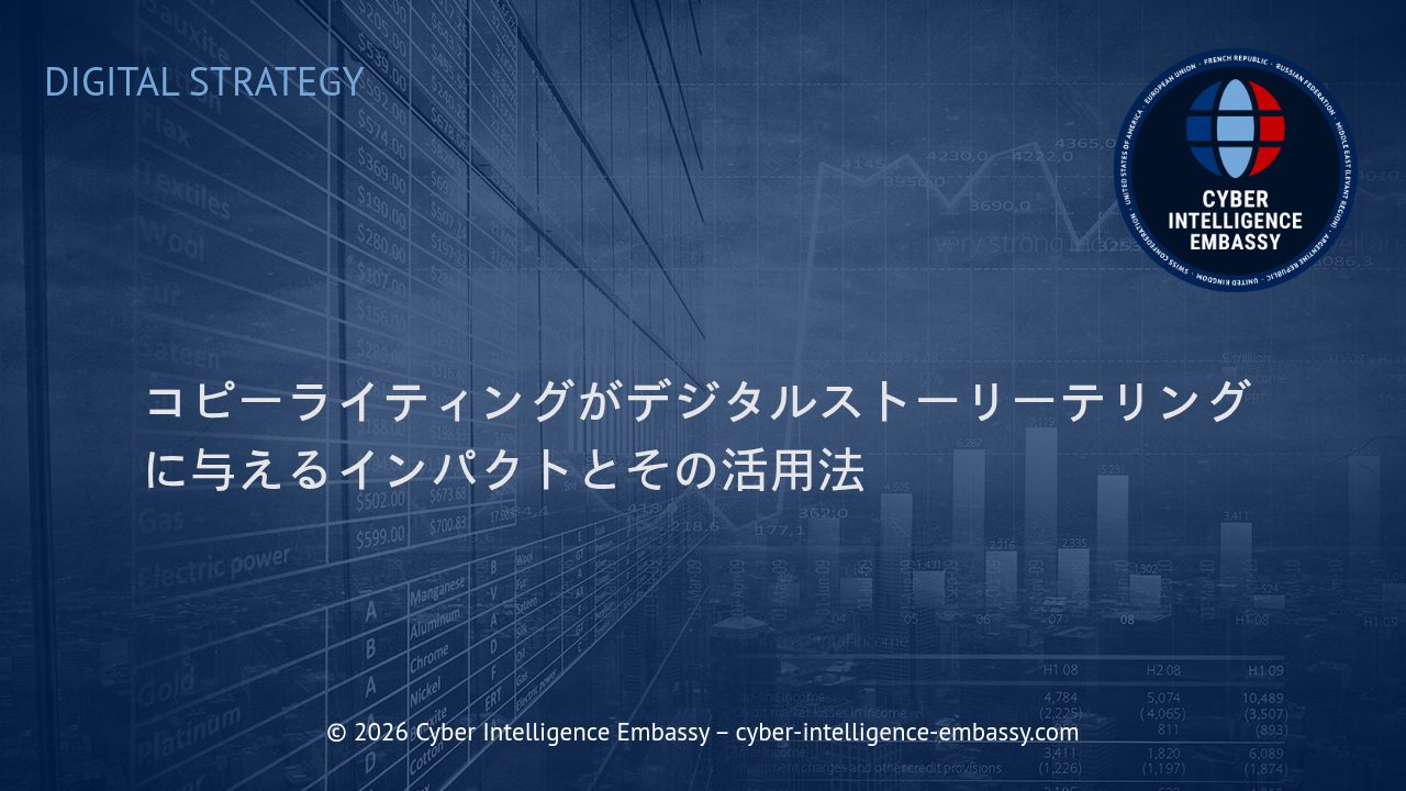 コピーライティングがデジタルストーリーテリングに与えるインパクトとその活用法