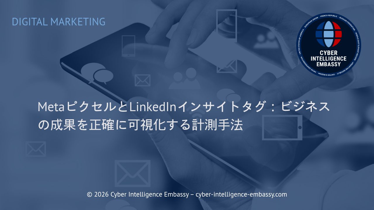 MetaピクセルとLinkedInインサイトタグ：ビジネスの成果を正確に可視化する計測手法