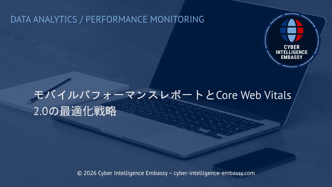 モバイルパフォーマンスレポートとCore Web Vitals 2.0の最適化戦略