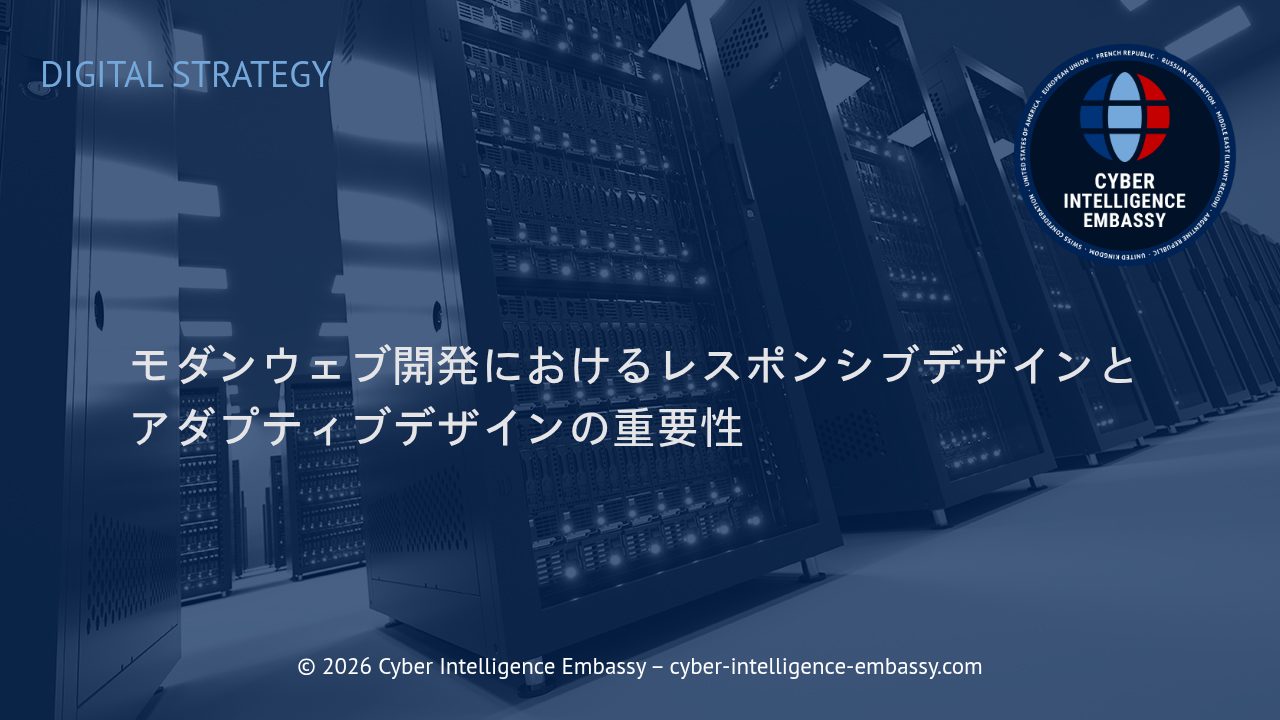 モダンウェブ開発におけるレスポンシブデザインとアダプティブデザインの重要性