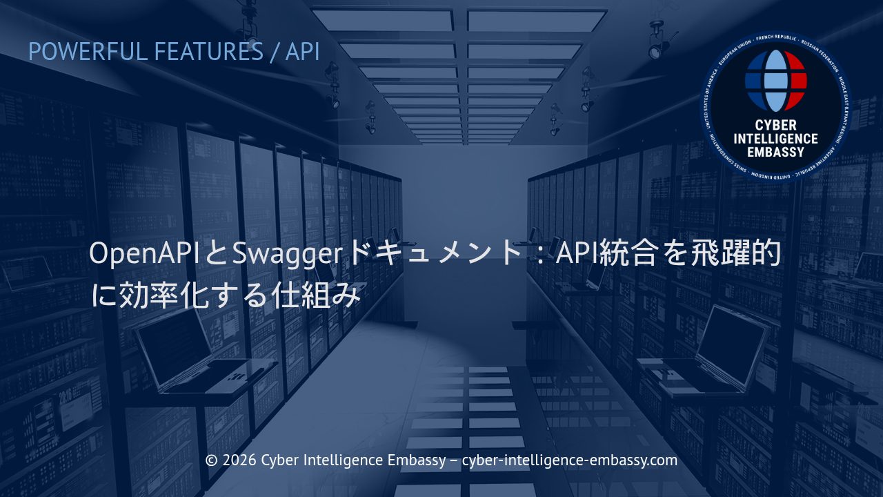 OpenAPIとSwaggerドキュメント：API統合を飛躍的に効率化する仕組み