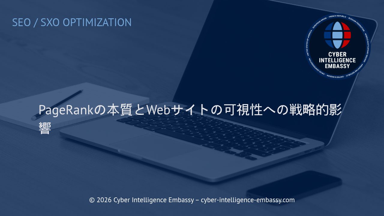 PageRankの本質とWebサイトの可視性への戦略的影響