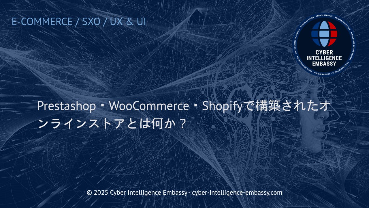 主要なECサイト構築プラットフォーム：Prestashop・WooCommerce・Shopifyの違いと特徴