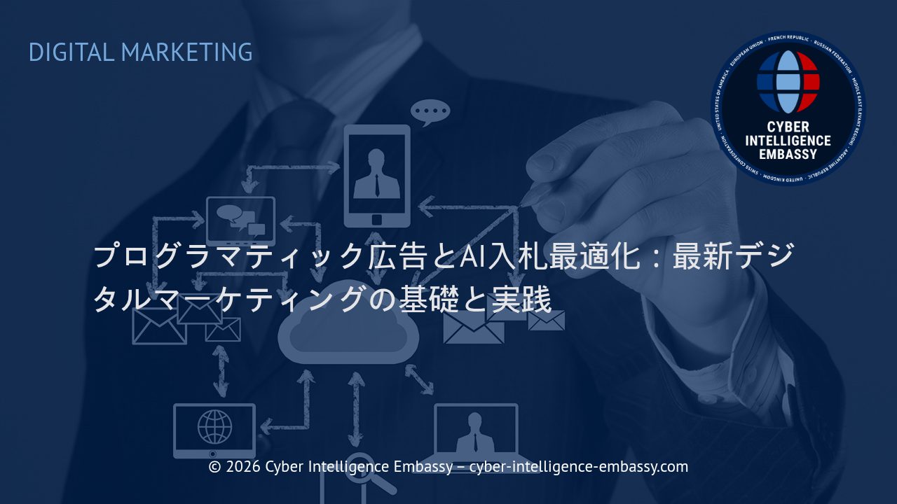 プログラマティック広告とAI入札最適化：最新デジタルマーケティングの基礎と実践