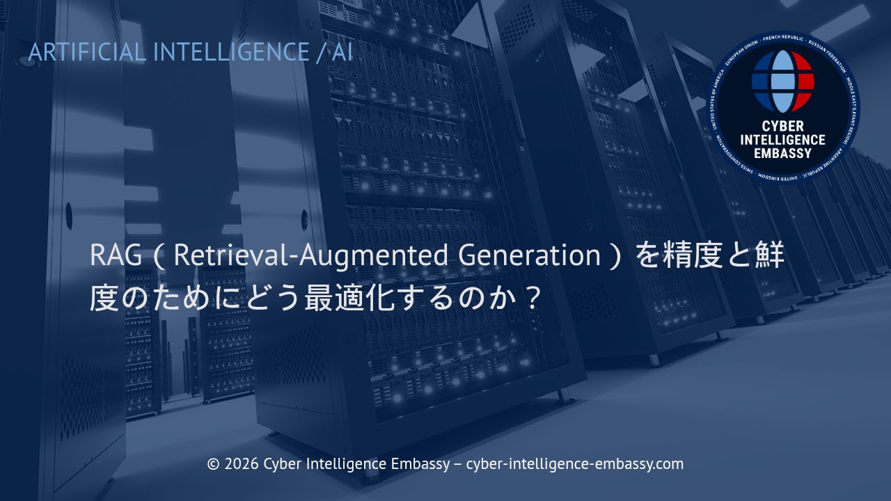 RAG（Retrieval-Augmented Generation）を精度と鮮度のためにどう最適化するのか？