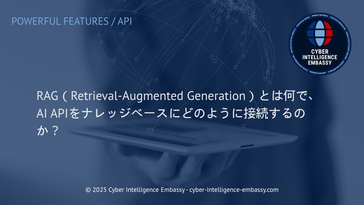 RAG（Retrieval-Augmented Generation）の活用方法とAI APIによるナレッジベース連携の実践ガイド