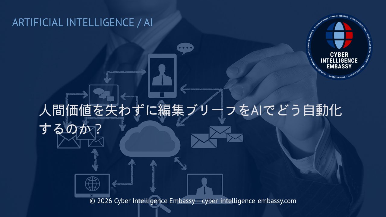 人間価値を失わずに編集ブリーフをAIでどう自動化するのか？