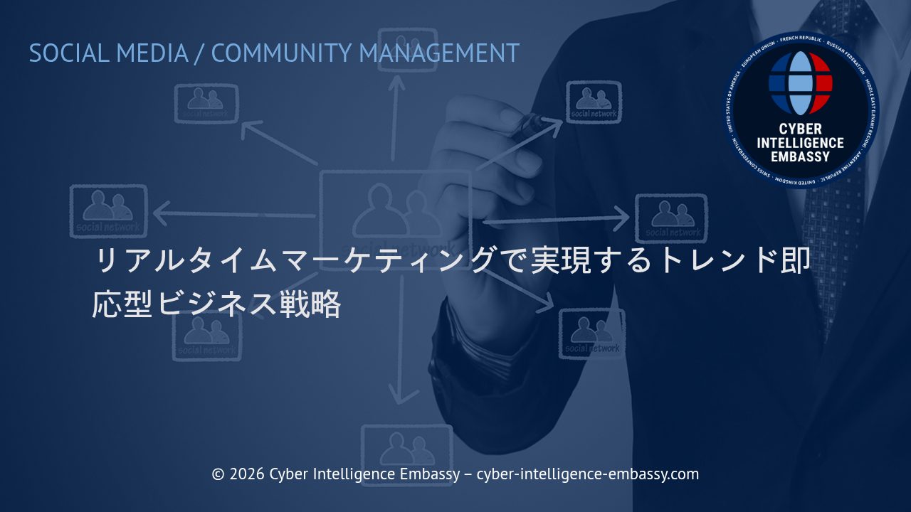 リアルタイムマーケティングで実現するトレンド即応型ビジネス戦略