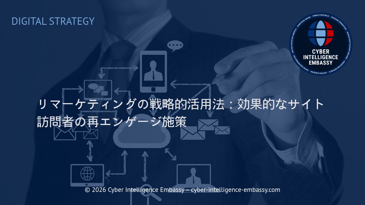 リマーケティングの戦略的活用法：効果的なサイト訪問者の再エンゲージ施策
