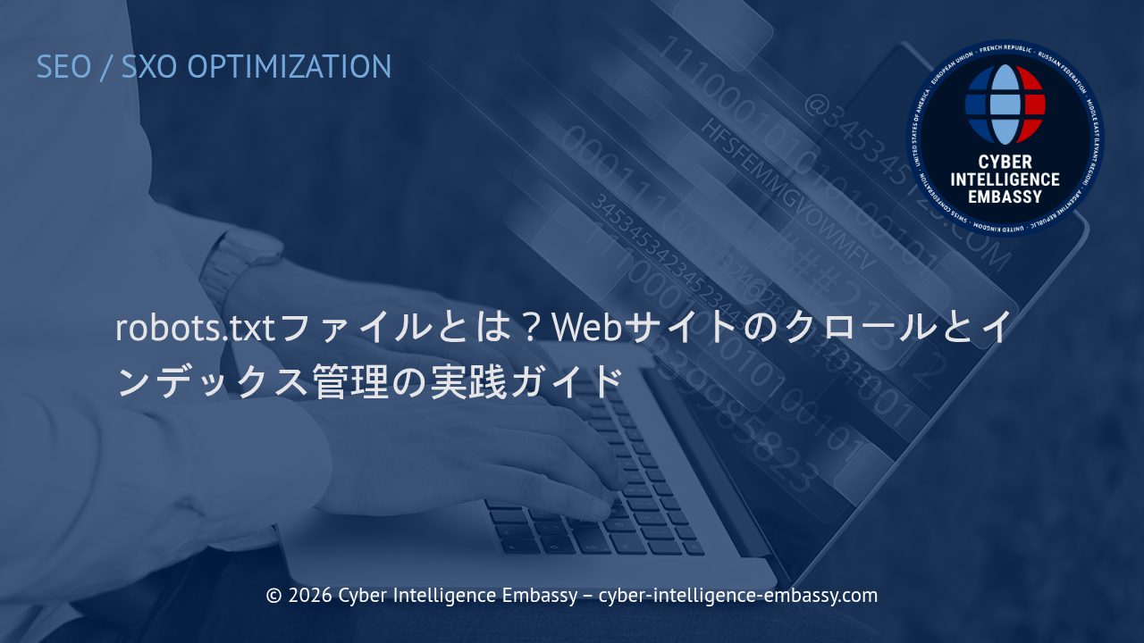 robots.txtファイルとは？Webサイトのクロールとインデックス管理の実践ガイド