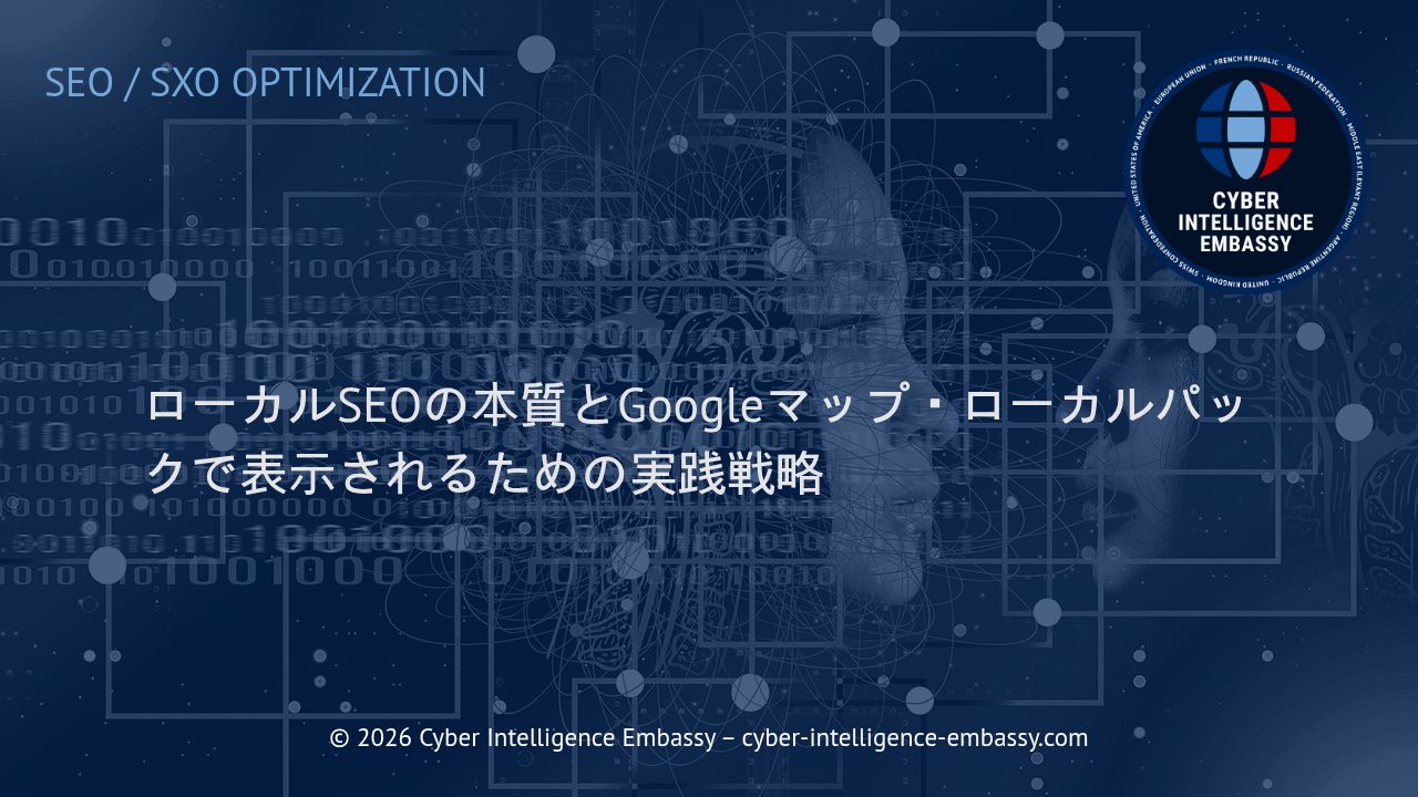 ローカルSEOの本質とGoogleマップ・ローカルパックで表示されるための実践戦略