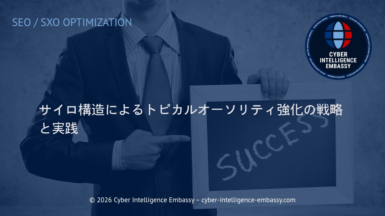 サイロ構造によるトピカルオーソリティ強化の戦略と実践