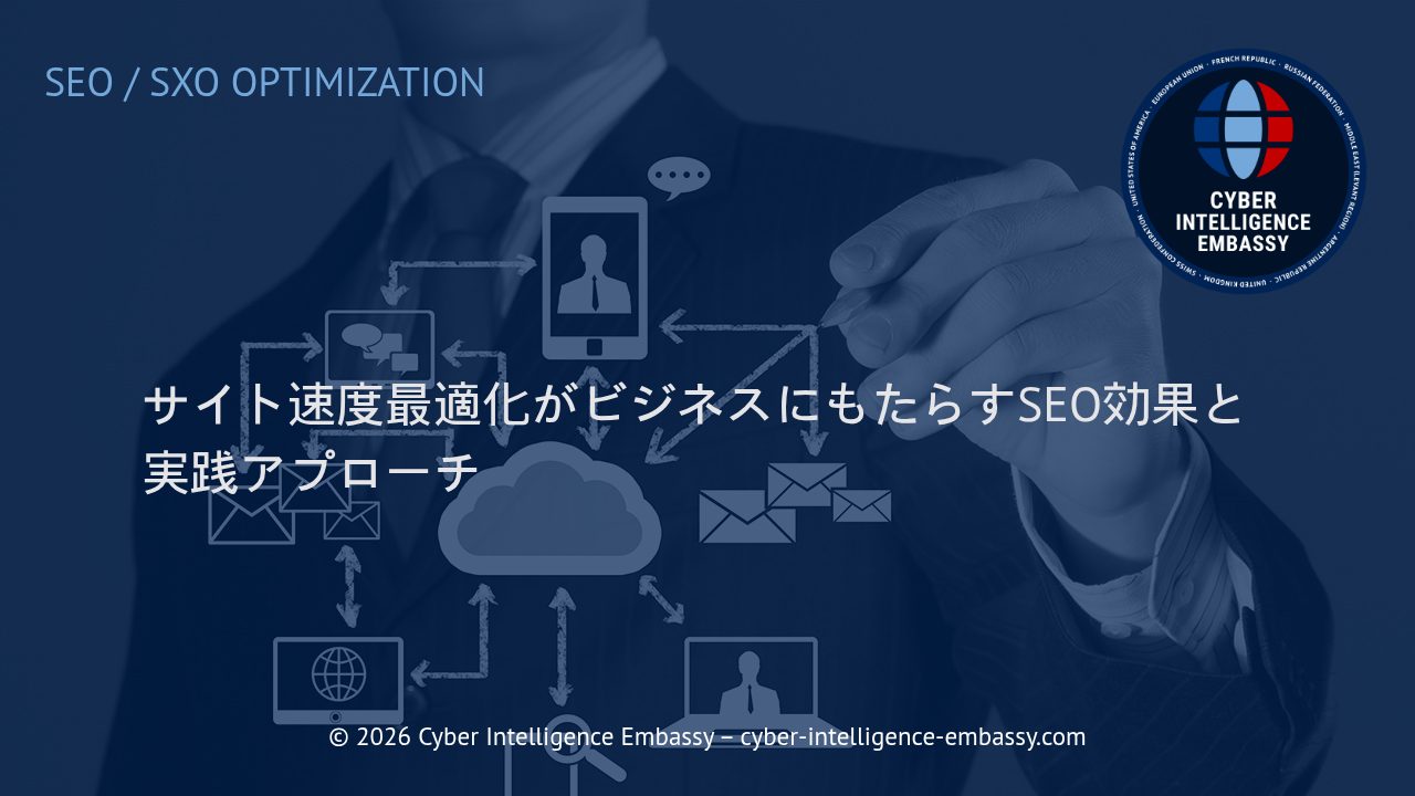 サイト速度最適化がビジネスにもたらすSEO効果と実践アプローチ