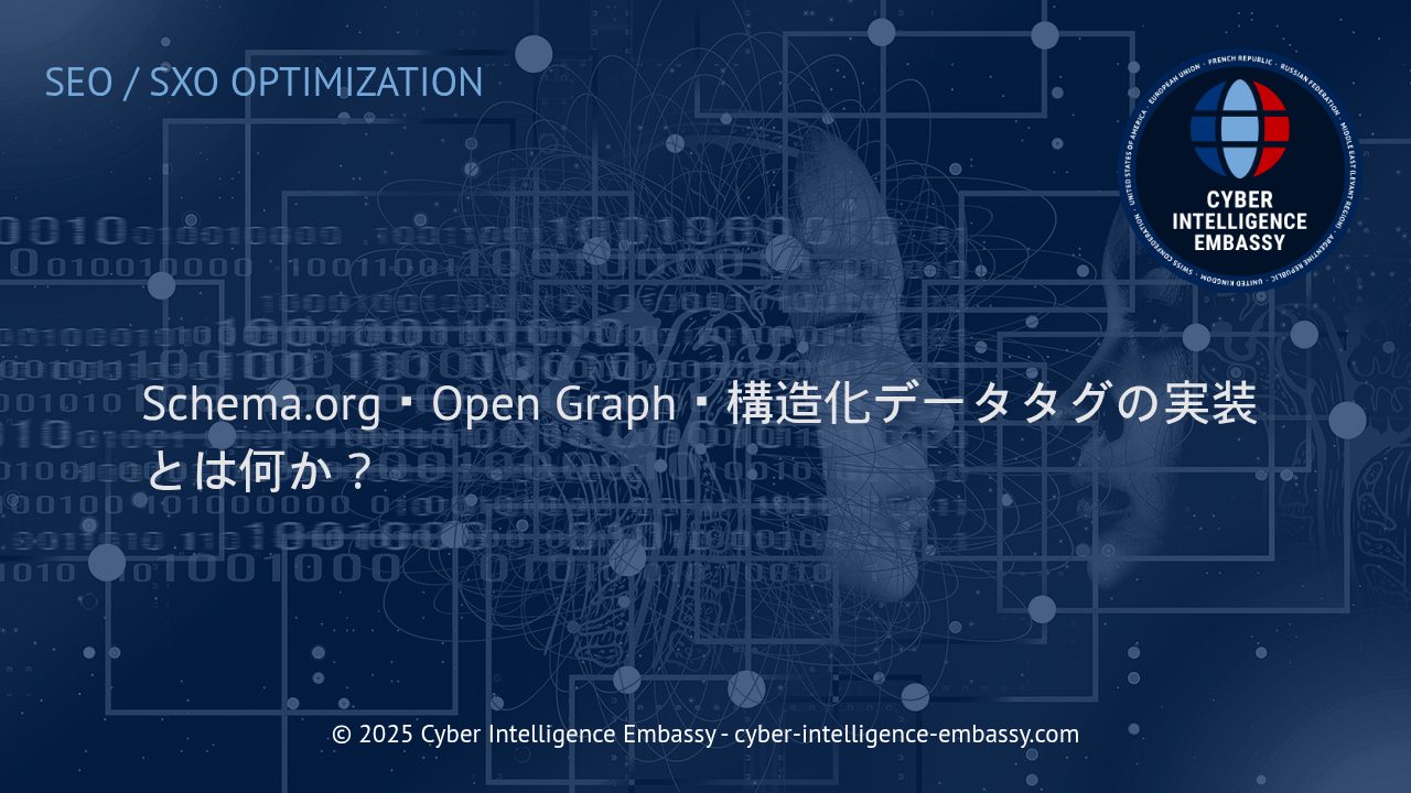ビジネス価値を高める：Schema.org・Open Graph・構造化データタグ実装ガイド