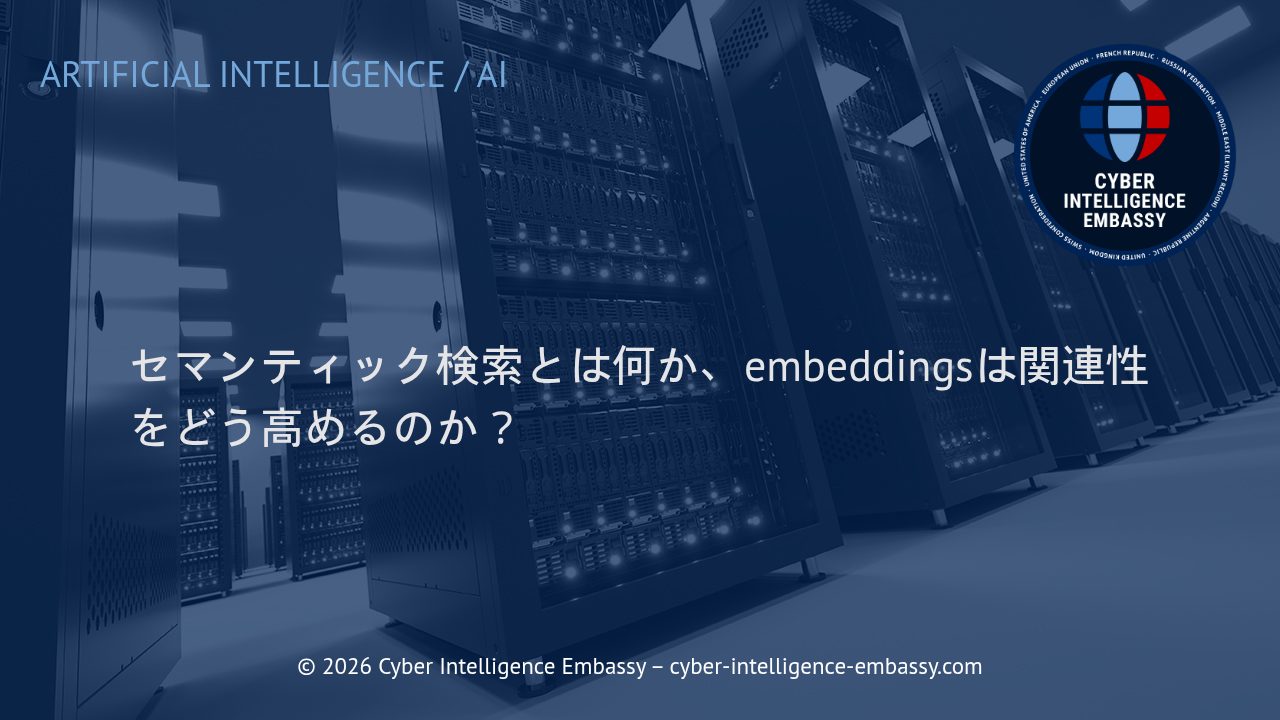 セマンティック検索とは何か、embeddingsは関連性をどう高めるのか？