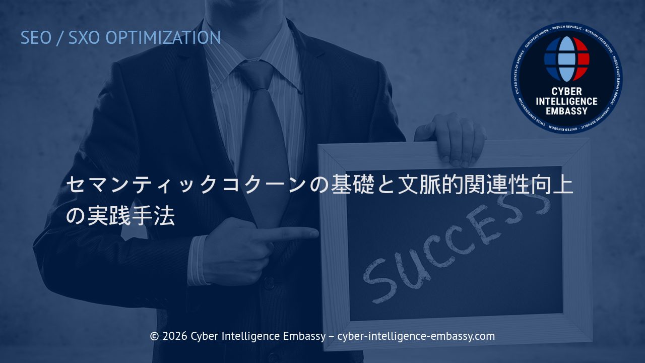 セマンティックコクーンの基礎と文脈的関連性向上の実践手法
