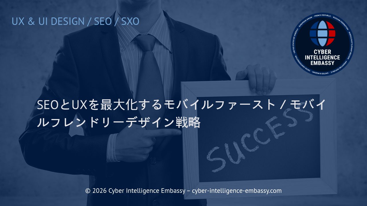 SEOとUXを最大化するモバイルファースト／モバイルフレンドリーデザイン戦略