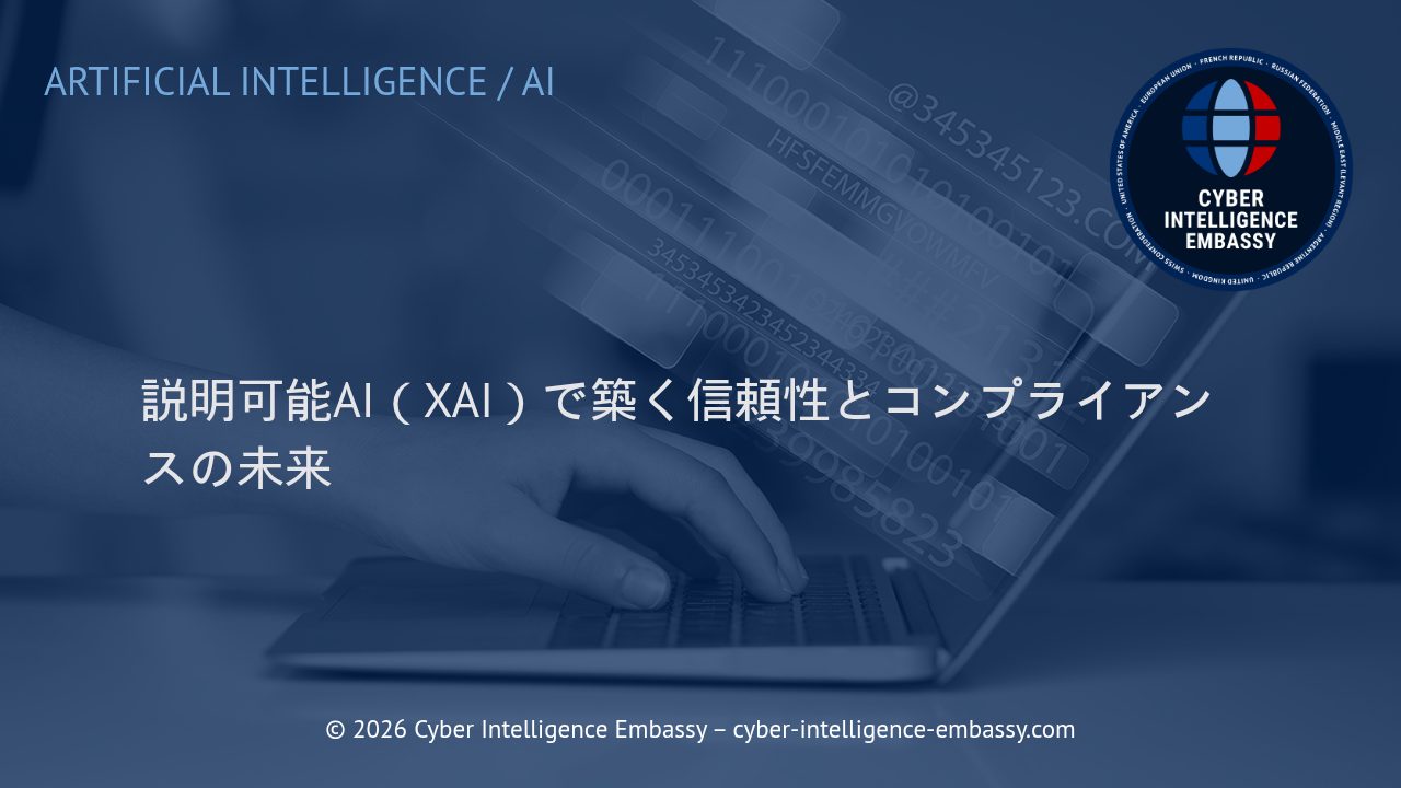 説明可能AI（XAI）で築く信頼性とコンプライアンスの未来